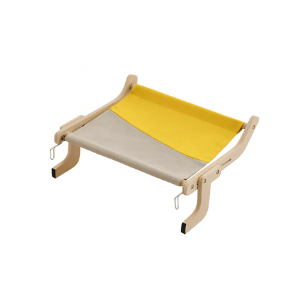 Cat Hammock Bed – Wooden Frame with Washable Cotton Canvas