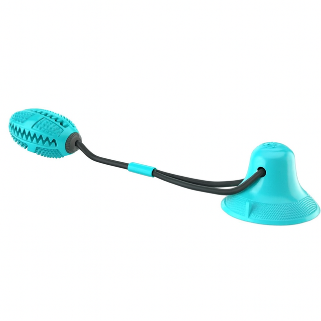 Interactive Suction Cup Dog Toy – Silicone Chew Ball for Puppies