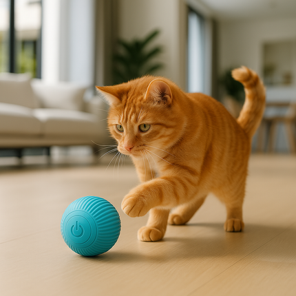 Automatic Rolling Cat Toy Ball – Electronic Interactive Pet Toy