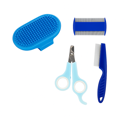 Rabbit Grooming Kit – Nail Clipper, Brushes & Combs for Small Pets