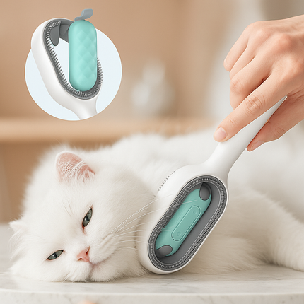 3-in-1 Pet Grooming Brush – Cats & Dogs