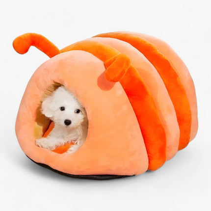 Winter Pet Bed – Plush Enclosed Nest