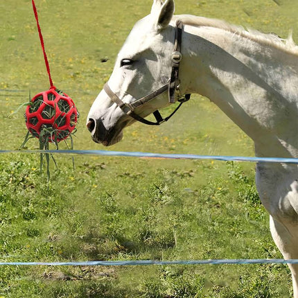 Horse Treat Ball – Hanging Hay Feeder Toy for Horses and Livestock