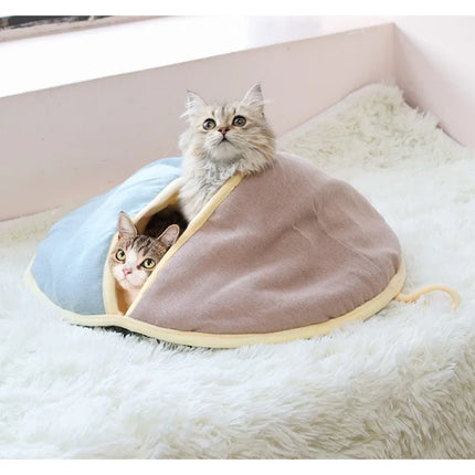 Pet Sleeping Bag – Soft Cushion Bed for Cats
