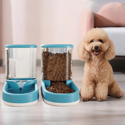Pet Feeder Set – Food and Water Dispenser