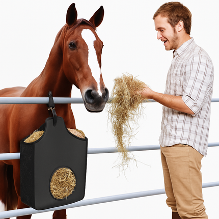 Hay Bag Feeder – Oxford Fabric Pouch for Horses, Sheep, and Livestock