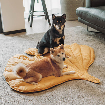 Pet Blanket – Washable Double-Sided Mat with Leaf Design for Dogs