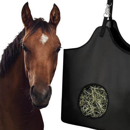 Hay Bag Feeder – Oxford Fabric Pouch for Horses, Sheep, and Livestock
