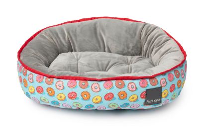 Donut Dog Bed – Soft Washable Round Bed with Supportive Foam