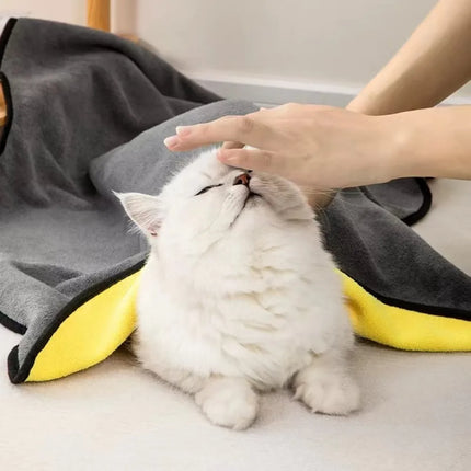 Pet Bath Towel – Super Absorbent Microfiber for Dogs and Cats