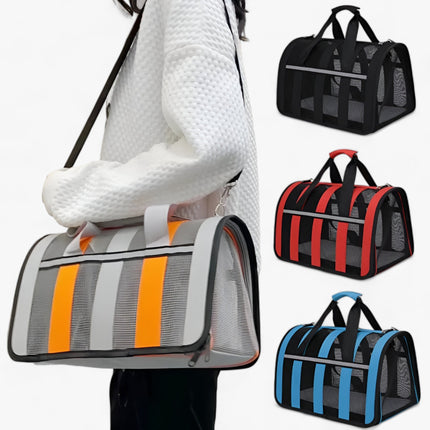 Foldable Pet Carrier – Breathable Travel Bag