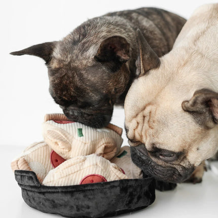 Pizza Dog Toy – Interactive Snuffle Mat with Treat Hiding Spots